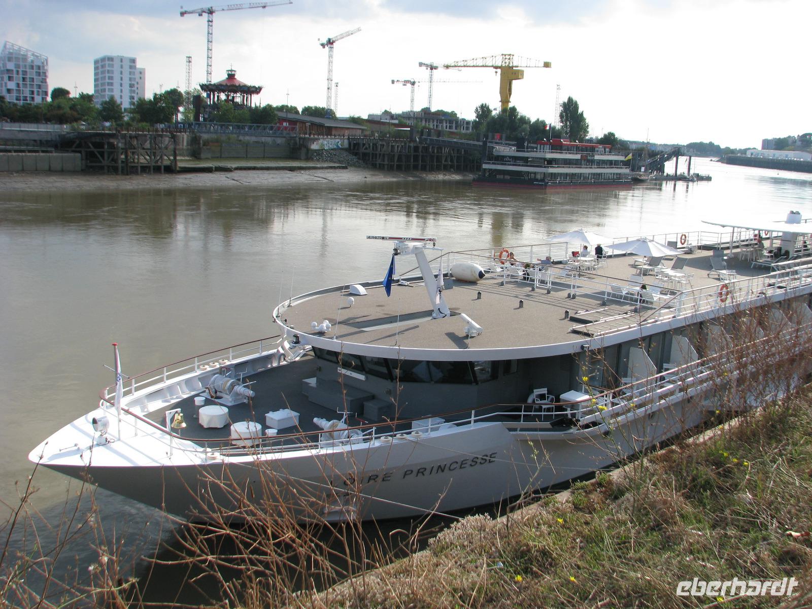 vor Anker in Nantes