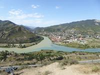 Blick von der Djvari Kirche