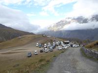 Parkplatz Zminda-Sameba