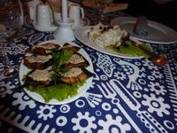 gefüllte Auberginen