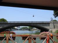 Bootsfahrt auf dem Mtkvari - Fluss (Kura)