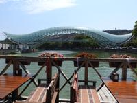 Bootsfahrt auf dem Mtkvari - Fluss (Kura)