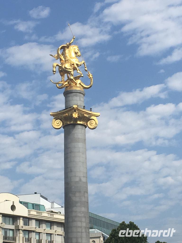 Tbilissi: Am Freiheitsplatz