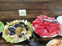 Unser Abendbrot in Mestia