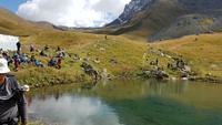 Georgien, Kasbegregion, Wanderung zum Chaukhipass