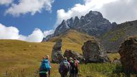 Georgien, Kasbegregion, Wanderung zum Chaukhipass