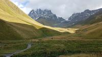 Georgien, Kasbegregion, Wanderung zum Chaukhipass