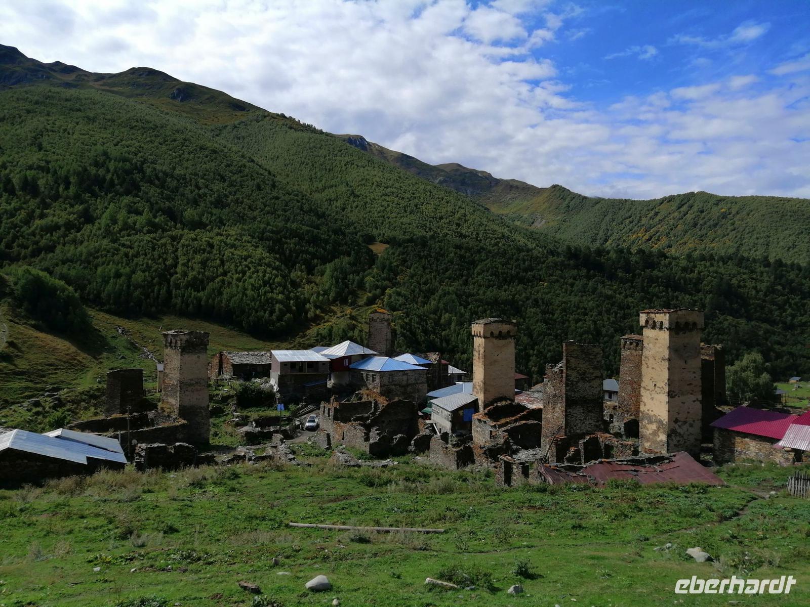 Bergdorf Ushguli, Swanetien