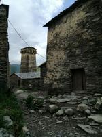 Bergdorf Ushguli, Swanetien