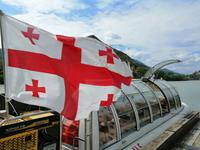 Mzcheta: alte Hauptstadt von Georgien, am Ufer von Aragvi