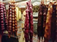 Tbilisi, georgische süße Spezialität: Tschurtschela