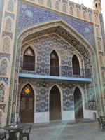 Tbilisi, Fassade des Blauen Bads im Bäderviertel