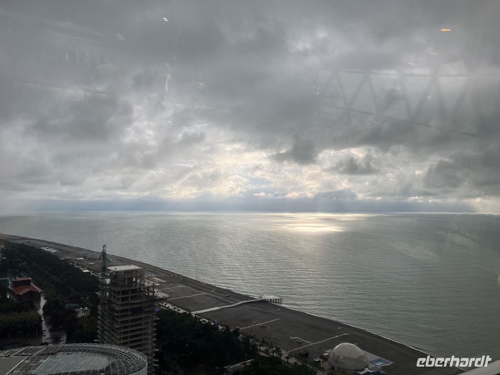 Aussicht vom Alphabet Tower, Batumi, Georgien