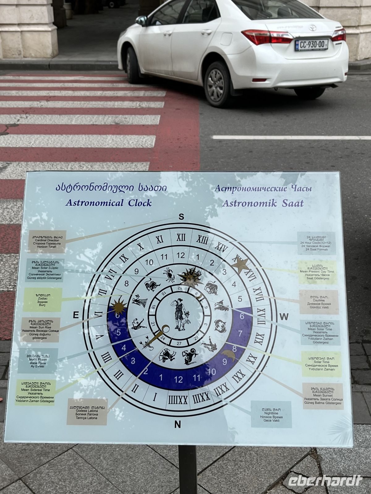 Astronomische Uhr, Batumi, Georgien