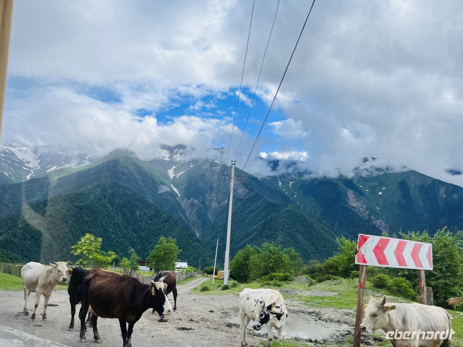 Auf den Weg nach Mestia, Georgien