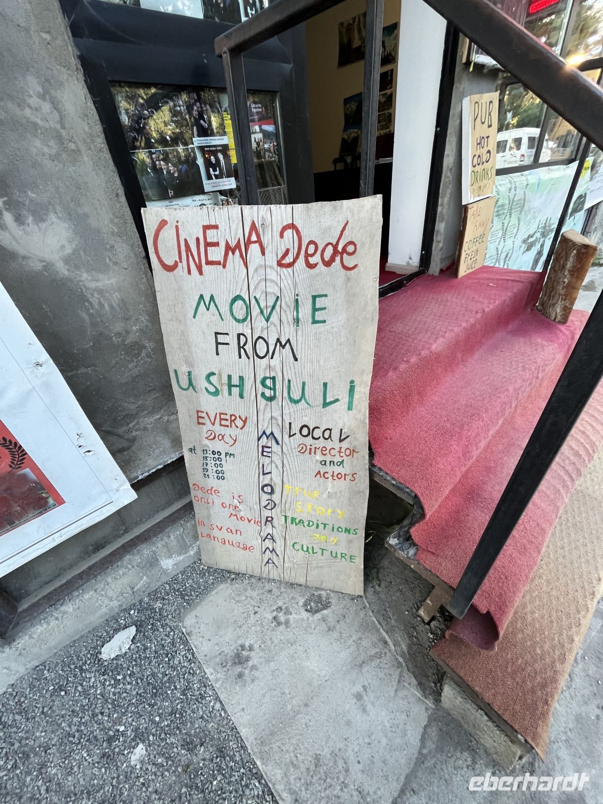 Kinobesuch, Mestia, Georgien