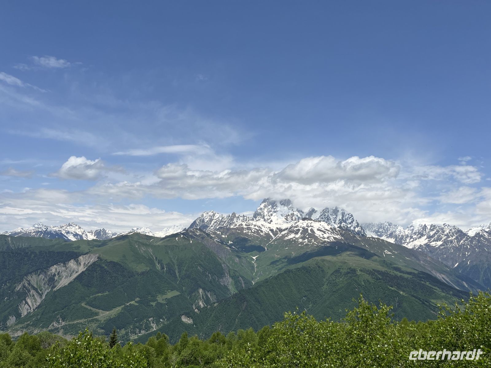 Ausblick von Zuruldi, Georgien