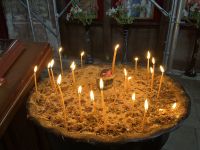 Kerzen, Gelati Kirche, Kutaisi, Georgien