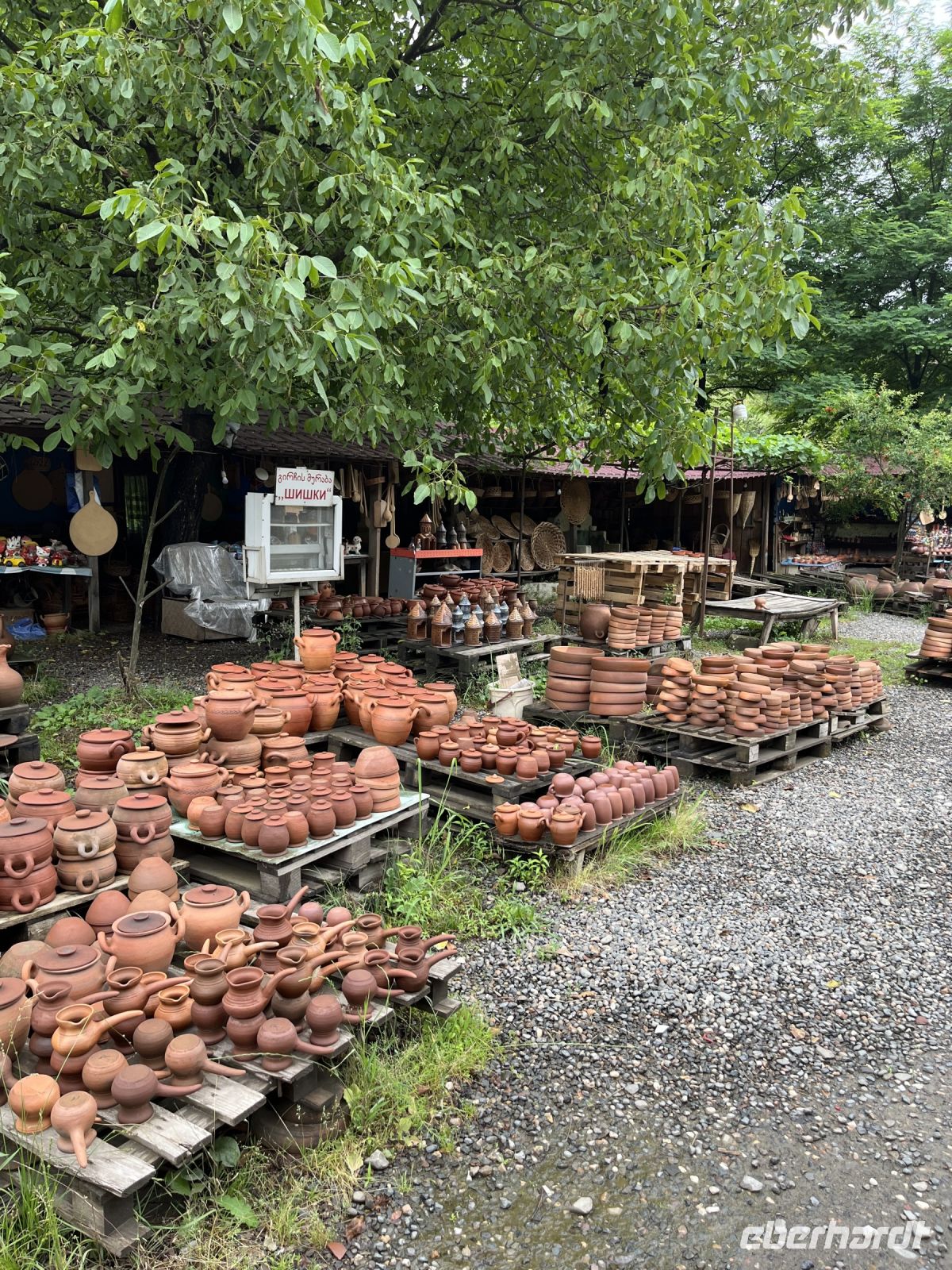 Töpfermarkt, Schroscha, Georgien