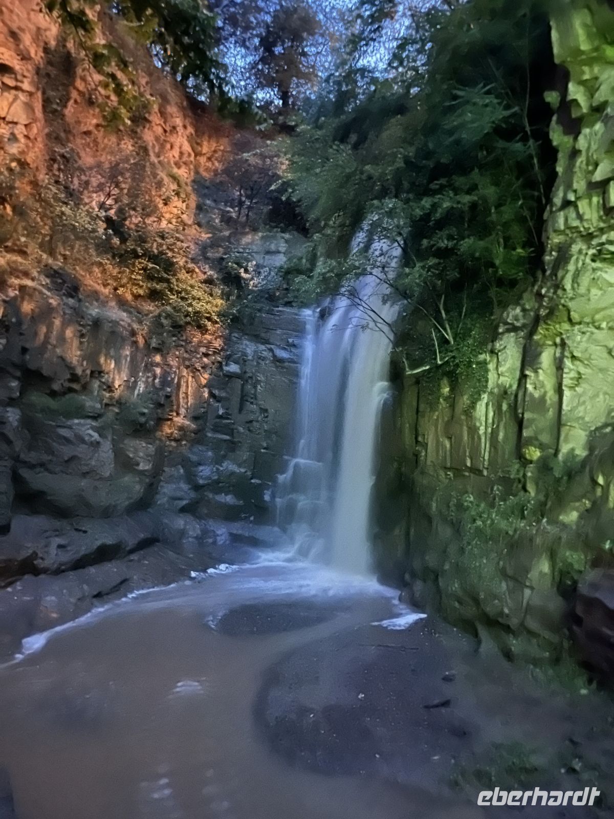 Leghvtakhevi-Wasserfall, Tbilisi, Georgien