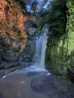 Leghvtakhevi-Wasserfall, Tbilisi, Georgien