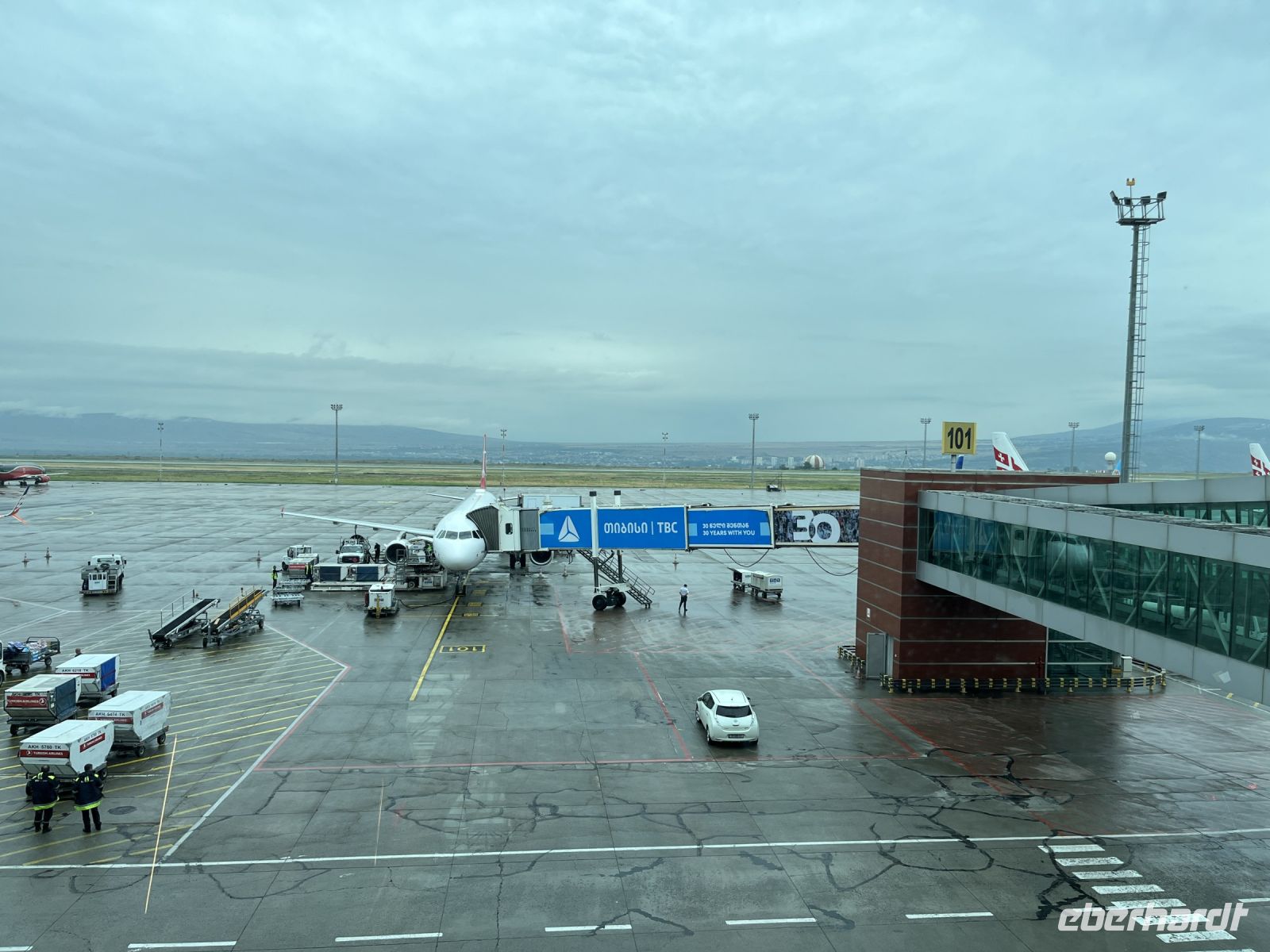 Flugzeug nach Istanbul, Georgien