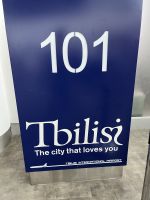 Flughafen, Gate, Tbilisi, Georgien