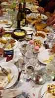 Georgien, Mestia, Abendessen im Laila