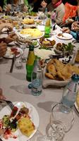 Georgien, Tiflis, Abendessen Schiff