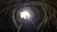 Georgien, Uplistsikhe, Tunnel nach draussen