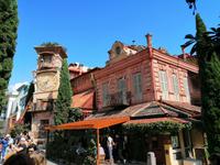 Tbilisi, das Marionettentheater von Reso Gabriadze