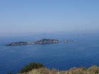 Afionas - Blick auf die Enge zwischen Adria und Ionischen Meer