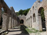 Ausflug nach Albanien - Ausgrabungen von Butrint , die große Bassilika