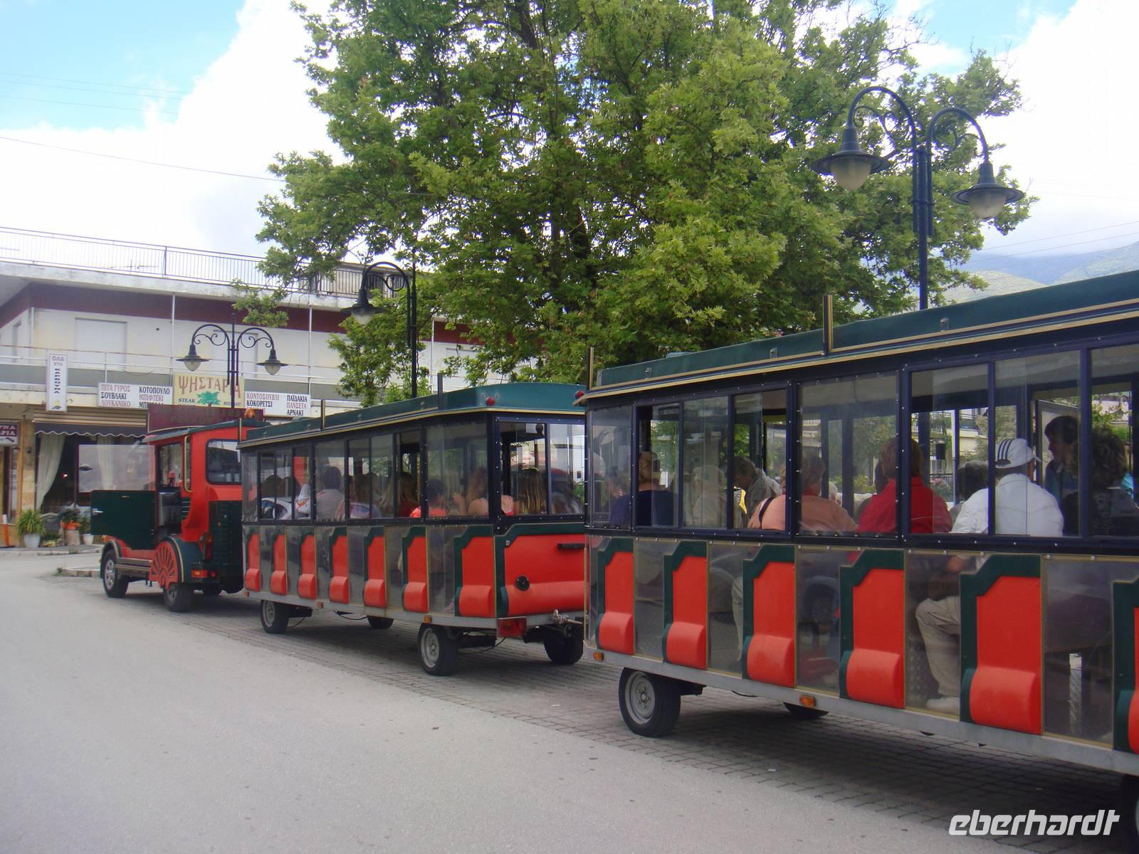 ...gemütlich mit der Bahn