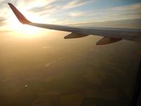 Sonnenaufgang - Flug nach Korfu