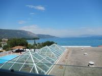 Blick vom Hotel auf das Ionische Meer