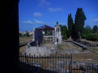 Paleopolis, Ruine einer frühchristliche Basilika und röhmischen Therme