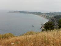 Blick von Afionas auf das Ionische Meer