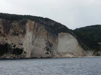 Bootsfahrt - Blick auf die Steilküste von Paxos