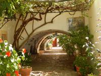 Im Garten des Männerklosters Theotokou