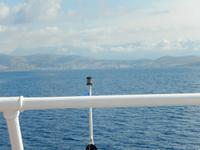 Heute ist die See ruhig und wir genießen die Fahrt auf hoher See