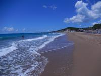Sandstrand von Marathias im Süden von Korfu