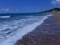 Sandstrand von Marathias im Süden von Korfu