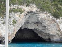Bootsfahrt - Blick auf die Steilküste von Paxos