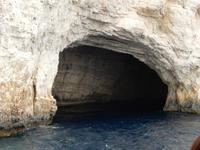Bootsfahrt - Blick auf die Steilküste von Paxos