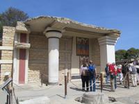 Rekonstruktion eines Gefäßträger-Freskos am Südpropylon