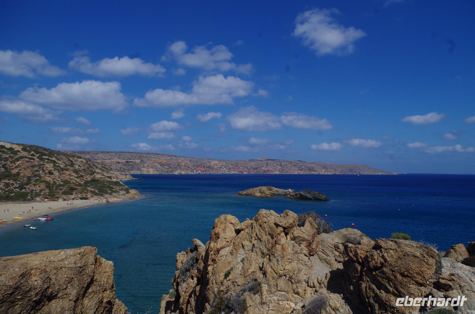 Palmenstrand von Vai