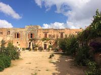 Innenhof im Kloster Arkadi