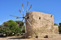 Venezianische Windmühle des Kloster Toplou