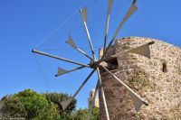 Venezianische Windmühle des Kloster Toplou